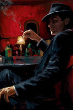 Vintage Noir Canvas Wall Art