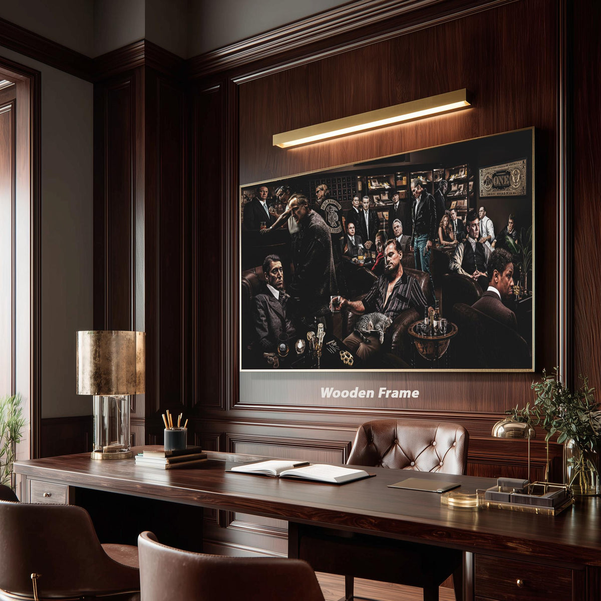 Mafia Poster Canvas Print Wall Art – Vertical No. 4
