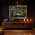 Gangster Mafia Meeting Canvas Wall Art – Horizontal