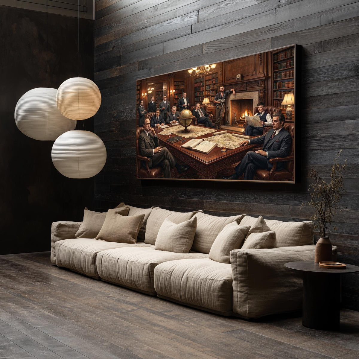 Gangster Mafia Canvas Wall Art – Horizontal No. 2