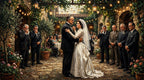 Gangster Wedding Scene, Mafia Canvas Wall Art, Horizontal Wall Decor
