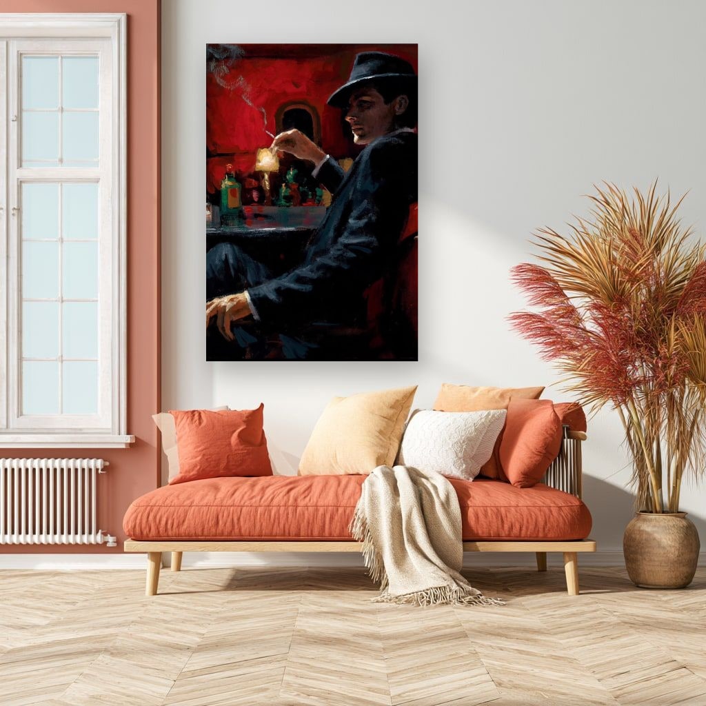 Vintage Noir Canvas Wall Art