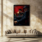 Vintage Noir Canvas Wall Art