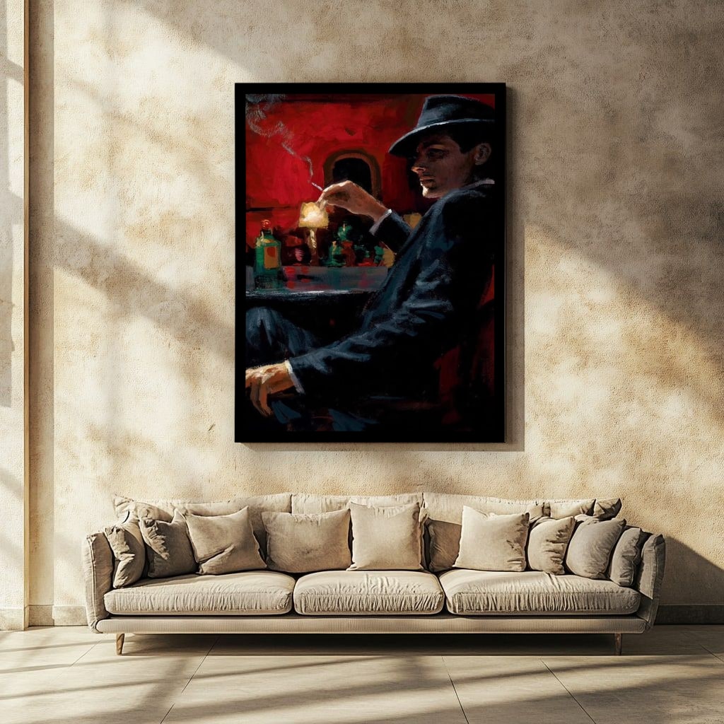 Vintage Noir Canvas Wall Art