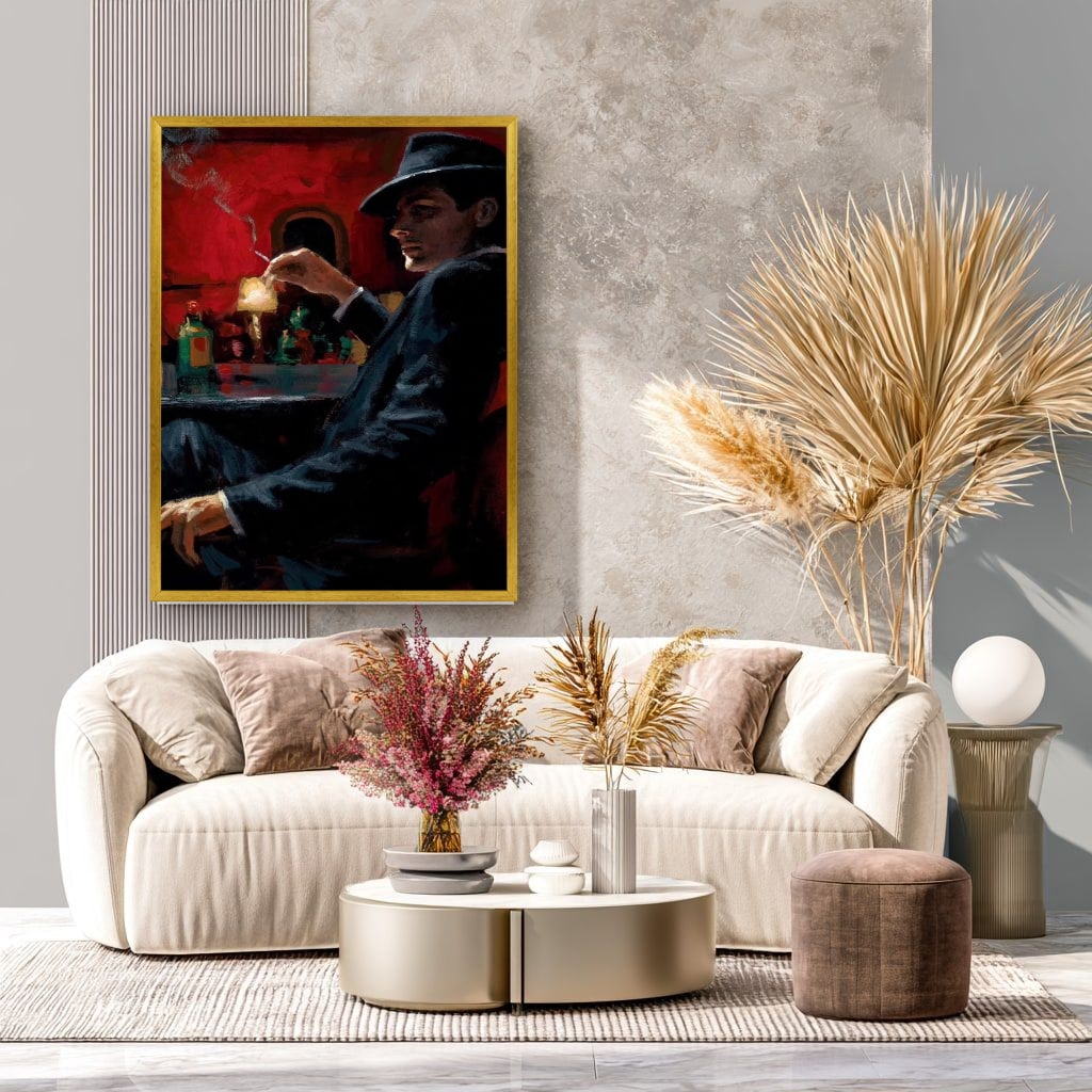 Vintage Noir Canvas Wall Art