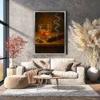 Whiskey and Cigar Canvas Print