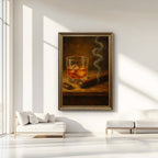 Whiskey and Cigar Canvas Print