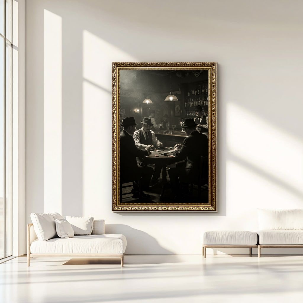 Vintage Casino Canvas Wall Art