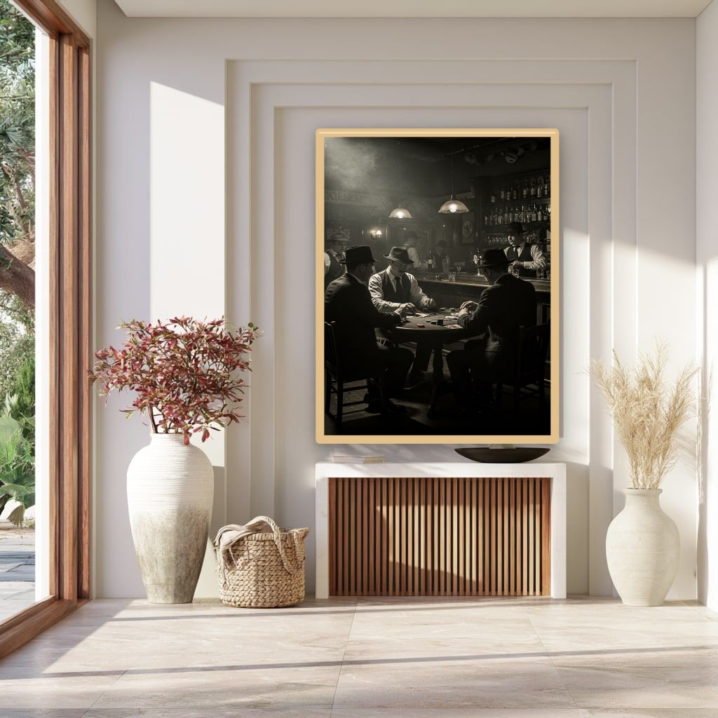 Vintage Casino Canvas Wall Art