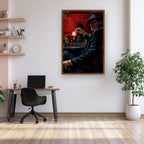 Vintage Noir Canvas Wall Art