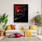 Vintage Noir Canvas Wall Art