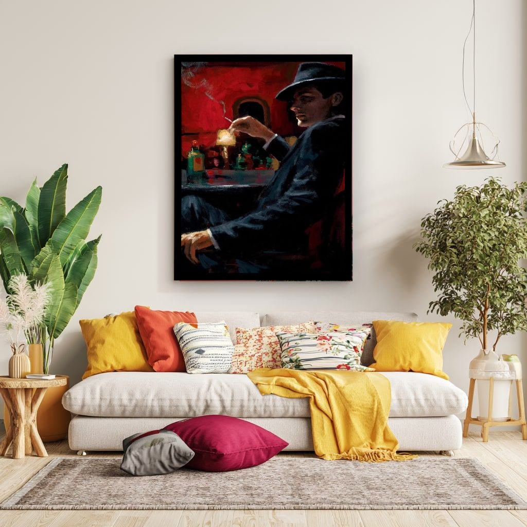 Vintage Noir Canvas Wall Art