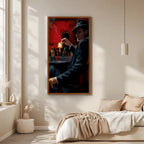 Vintage Noir Canvas Wall Art