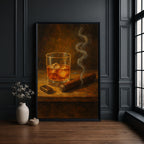 Whiskey and Cigar Canvas Print