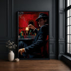 Vintage Noir Canvas Wall Art
