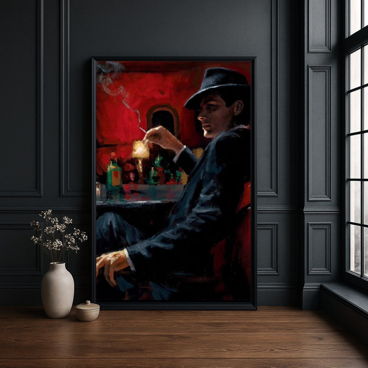 Vintage Noir Canvas Wall Art