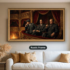 Mafia Canvas Wall Art, Gangster Artwork, Vintage Mafia Scene