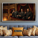 Mafia Canvas Wall Art, Gangster Artwork, Vintage Mafia Scene