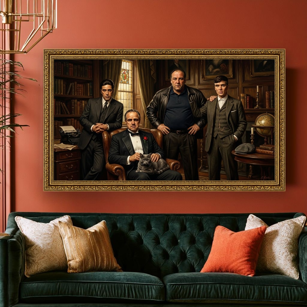 Godfather Inspired Canvas Wall Art