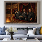 Mafia Canvas Wall Art, Gangster Artwork, Vintage Mafia Scene