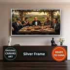 Mafia Canvas Wall Art, gangster wall decor, Italian mob scene