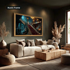 Gangster Canvas Wall Art, Mafia Wall Decor, Luxury Mansion Art
