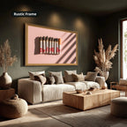 Cigarettes With Red Lipstick Marks Canvas Wall Art