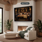 Gangster Mafia Canvas Wall Art, Horizontal Wall Decor