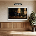 Gangster Mafia Canvas Wall Art, Vintage Godfather Artwork