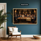 Gangster Mafia Canvas Wall Art, Horizontal Wall Decor
