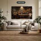 Gangster Canvas Wall Art, Mafia Art Print, Vintage Mafia Scene