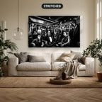 Gangster Mafia Canvas Wall Art, Vintage Crime Scene Wall Decor