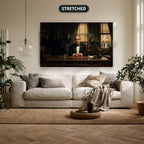 Gangster Mafia Canvas Wall Art, Vintage Godfather Artwork