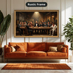 Gangster Canvas Wall Art, Mafia Art Print, Vintage Mafia Scene