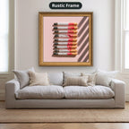 Cigarettes In Pink Still Life Canvas Wall Art, Ready To Hang
