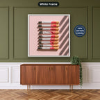 Cigarettes In Pink Still Life Canvas Wall Art, Ready To Hang