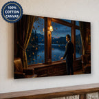 Gangster Canvas Wall Art, Mafia Wall Decor, Elegant Home Decor