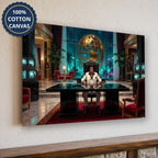 Gangster Canvas Wall Art, Mafia Artwork, Horizontal Canvas Print