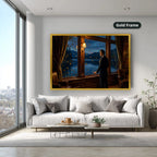 Gangster Canvas Wall Art, Mafia Wall Decor, Elegant Home Decor