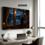 Gangster Canvas Wall Art, Mafia Wall Decor, Elegant Home Decor