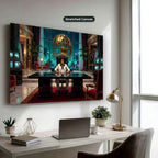 Gangster Canvas Wall Art, Mafia Artwork, Horizontal Canvas Print
