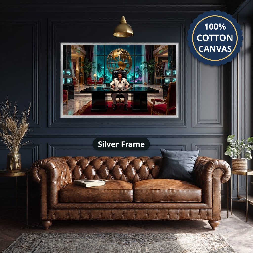 Gangster Canvas Wall Art, Mafia Artwork, Horizontal Canvas Print