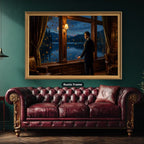 Gangster Canvas Wall Art, Mafia Wall Decor, Elegant Home Decor