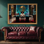 Gangster Canvas Wall Art, Mafia Artwork, Horizontal Canvas Print
