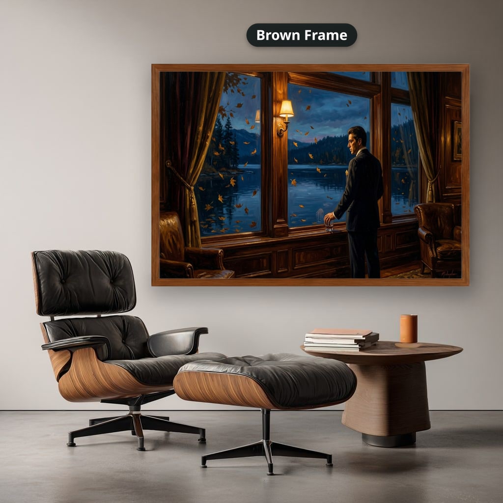 Gangster Canvas Wall Art, Mafia Wall Decor, Elegant Home Decor