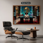 Gangster Canvas Wall Art, Mafia Artwork, Horizontal Canvas Print