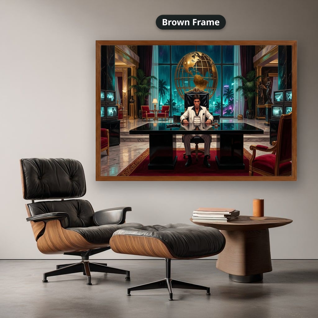 Gangster Canvas Wall Art, Mafia Artwork, Horizontal Canvas Print
