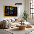 Gangster Canvas Wall Art, Mafia Wall Decor, Elegant Home Decor