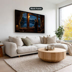 Gangster Canvas Wall Art, Mafia Wall Decor, Elegant Home Decor