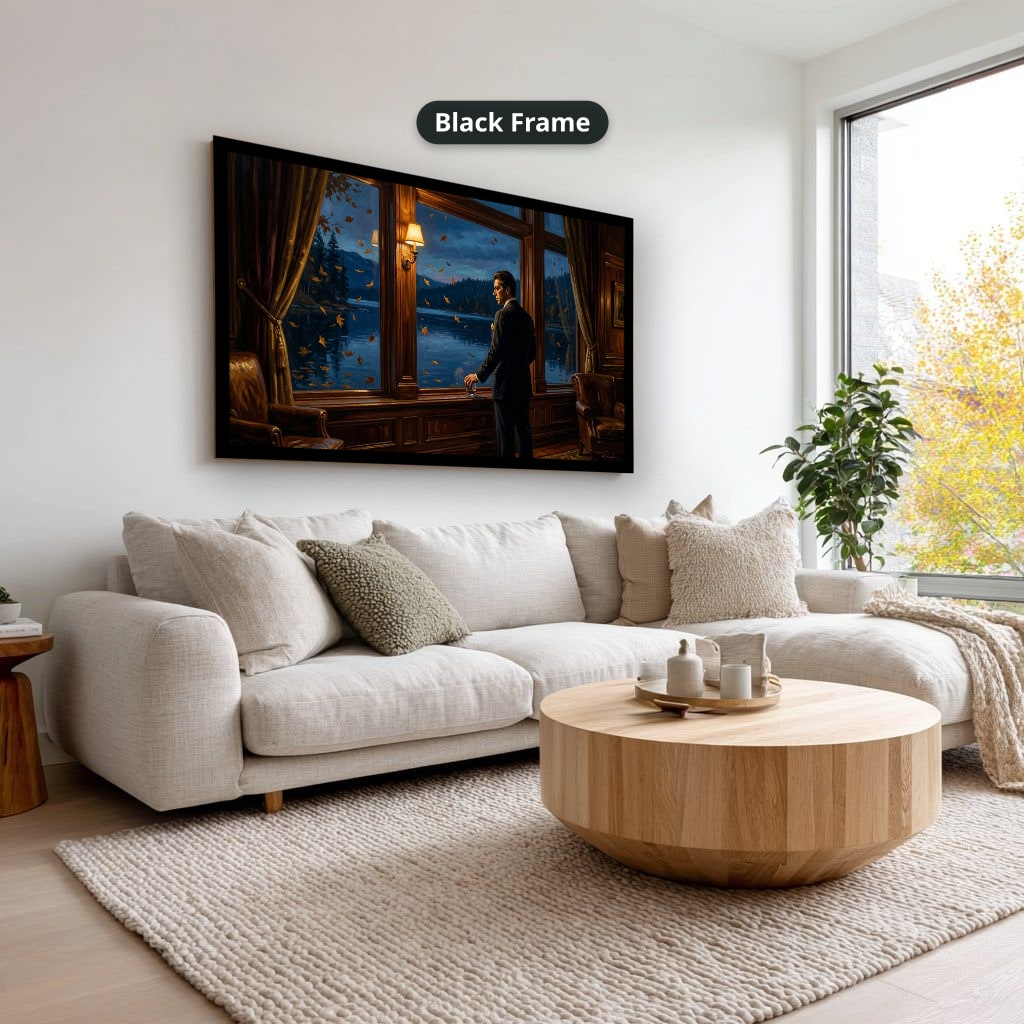 Gangster Canvas Wall Art, Mafia Wall Decor, Elegant Home Decor